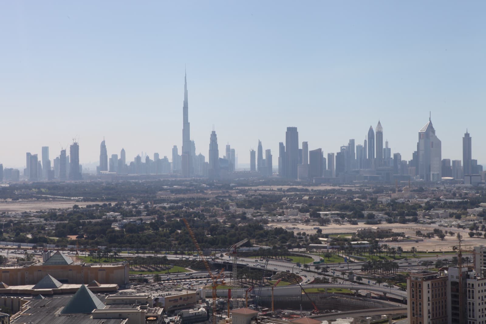 The Dubai skyline