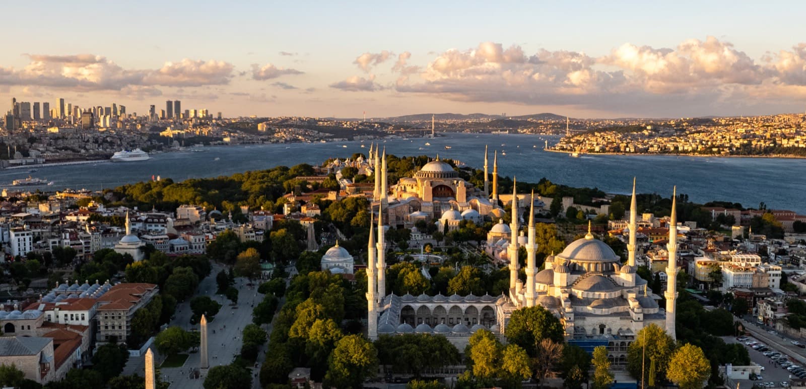 Istanbul's historical peninsula and skyline