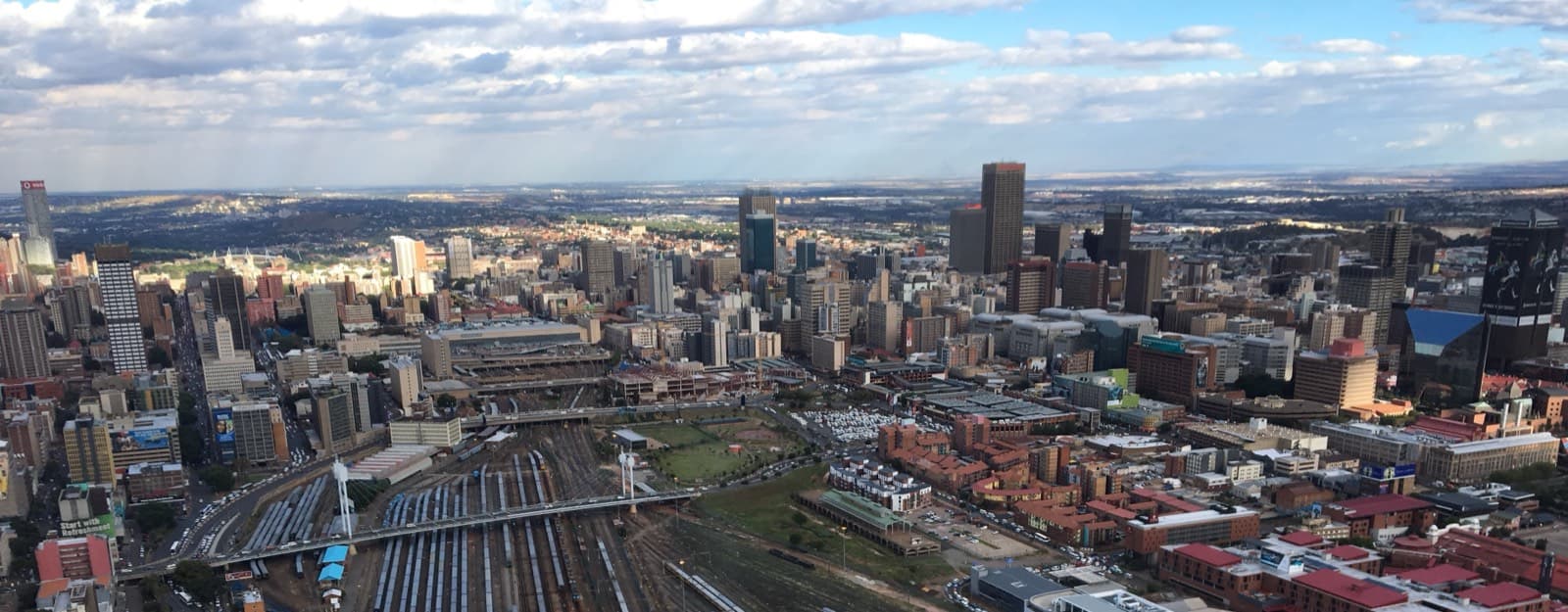 The Johannesburg skyline