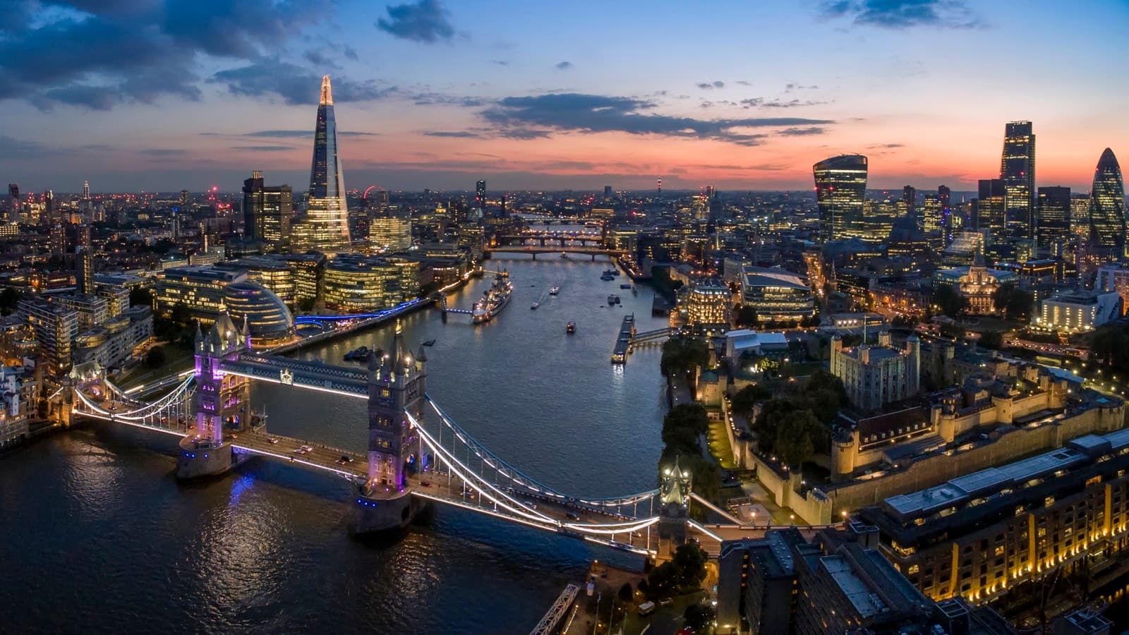 The London skyline